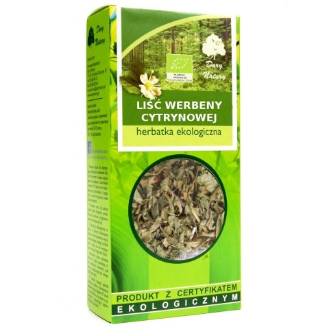 HERBATKA LIŚĆ WERBENY CYTRYNOWEJ BIO 25 g - DARY NATURY DARY NATURY - herbatki BIO