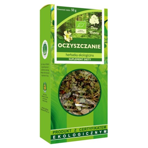 HERBATKA OCZYSZCZENIE BIO 50 g - DARY NATURY DARY NATURY - suplementy BIO