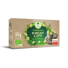 HERBATKA Z KWIATU LIPY BIO (25 x 2 g) 50 g - DARY NATURY DARY NATURY - herbatki BIO