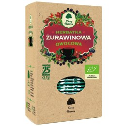 HERBATKA ŻURAWINOWO - OWOCOWA BIO (25 x 2,5 g) 62,5 g - DARY NATURY DARY NATURY - herbatki BIO