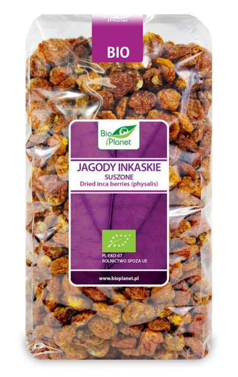 JAGODY INKASKIE SUSZONE BIO 1 kg - BIO PLANET BIO PLANET - seria FIOLETOWA (owoce suszone)