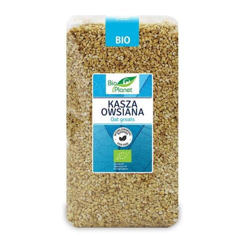 KASZA OWSIANA BIO 500 g - BIO PLANET BIO PLANET - seria NIEBIESKA (ryże, kasze, ziarna)