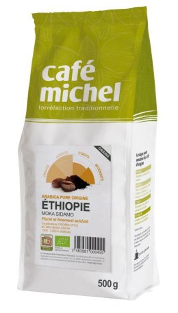 KAWA ZIARNISTA ARABICA 100 % MOKA GUJI ETIOPIA FAIR TRADE BIO 500 g - CAFE MICHEL CAFE MICHEL (kawy)