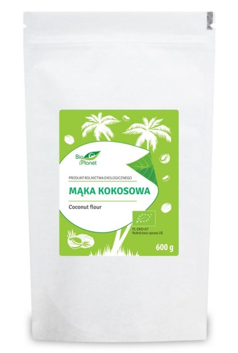 MĄKA KOKOSOWA BIO 600 g - BIO PLANET BIO PLANET - seria MĄKI I SKROBIE