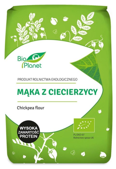 MĄKA Z CIECIERZYCY BIO 800 g - BIO PLANET BIO PLANET - seria MĄKI I SKROBIE