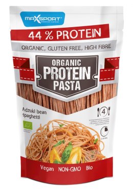 MAKARON PROTEINOWY (Z SOI I FASOLI CZERWONEJ ADZUKI) SPAGHETTI BEZGLUTENOWY BIO 200 g - MAXSPORT MAXSPORT (batony, kremy, makarony)