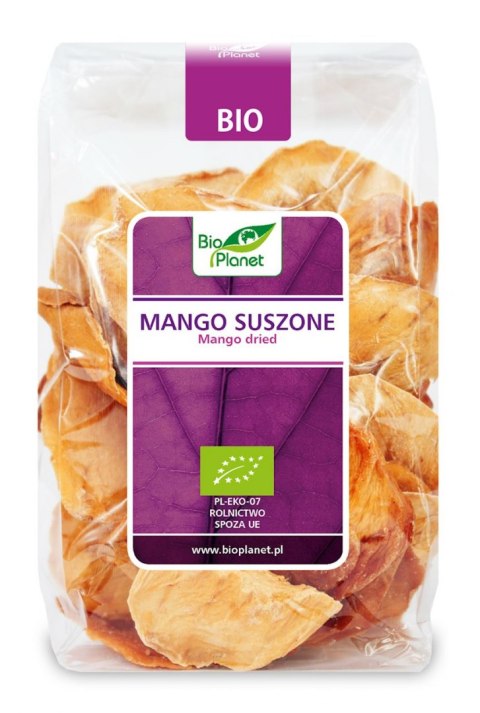 MANGO SUSZONE BIO 400 g - BIO PLANET BIO PLANET - seria FIOLETOWA (owoce suszone)