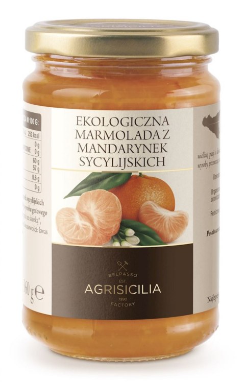 MARMOLADA Z MANDARYNEK SYCYLIJSKICH BIO 360 g - AGRISICILIA AGRISICILIA (marmolady, krem pistacjowy)