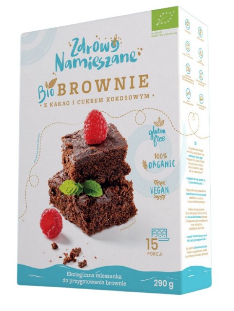 MIESZANKA NA BROWNIE BEZGLUTENOWA BIO 290 g - ZDROWO NAMIESZANE ZDROWO NAMIESZANE (mieszanki do wypieków)