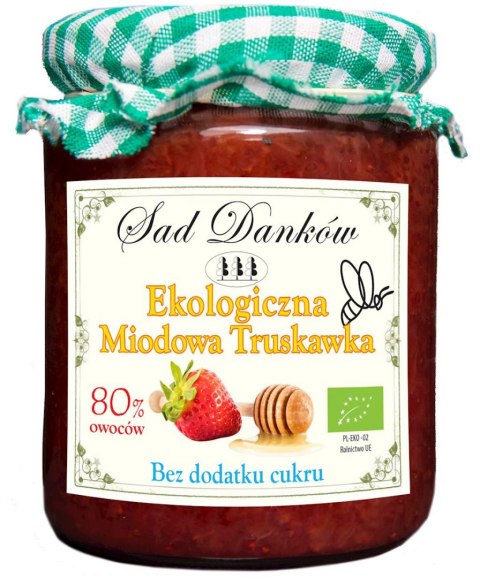 MIODOWA TRUSKAWKA BIO 260 g - SAD DANKÓW SAD DANKÓW (przetwory owocowe)