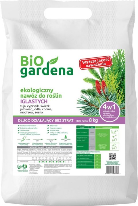 NAWÓZ DO ROŚLIN IGLASTYCH ECO 8 kg - BIO GARDENA BIO GARDENA (nawozy)