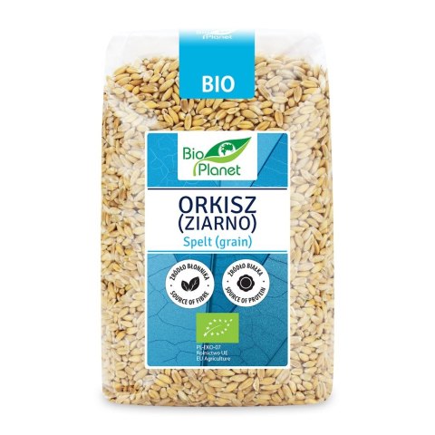 ORKISZ (ZIARNO) BIO 1 kg - BIO PLANET BIO PLANET - seria NIEBIESKA (ryże, kasze, ziarna)