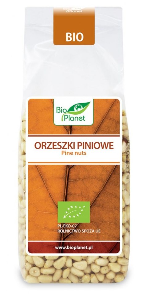 ORZESZKI PINIOWE BIO 200 g - BIO PLANET BIO PLANET - seria BRĄZOWA (orzechy i pestki)