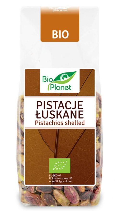 PISTACJE ŁUSKANE BIO 150 g - BIO PLANET BIO PLANET - seria BRĄZOWA (orzechy i pestki)