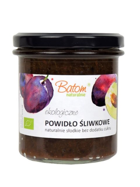 POWIDŁA ŚLIWKOWE BIO 340 g - BATOM BATOM (oleje, soki, sole kąpielowe)