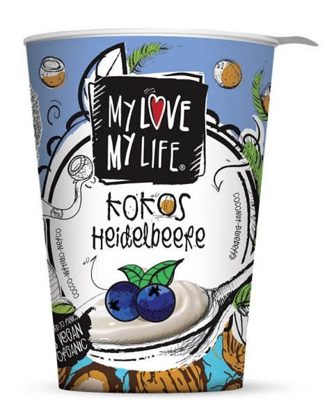 DESER KOKOSOWY JAGODOWY BEZGLUTENOWY BIO 180 g - MY LOVE MY LIFE MY LOVE MY LIFE (desery i produkty roślinne)