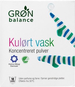 PROSZEK DO PRANIA KOLOROWYCH UBRAŃ ECO (KONCENTRAT) 785 g (18 PRAŃ) - GRON BALANCE GRON BALANCE (kosmetyki, środki czystości)