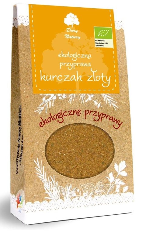 PRZYPRAWA ZŁOTY KURCZAK BIO 60 g - DARY NATURY DARY NATURY - przyprawy i zioła