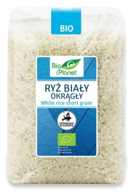 RYŻ BIAŁY OKRĄGŁY BIO 1 kg - BIO PLANET BIO PLANET - seria NIEBIESKA (ryże, kasze, ziarna)