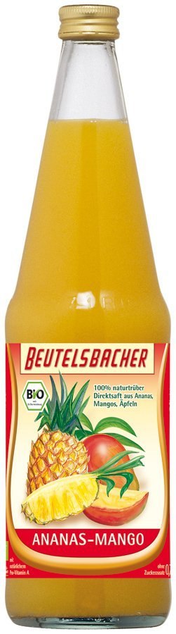 SOK JABŁKO - ANANAS - MANGO BIO 700 ml - BEUTELSBACHER BEUTELSBACHER (soki, napoje, ocet jabłkowy)