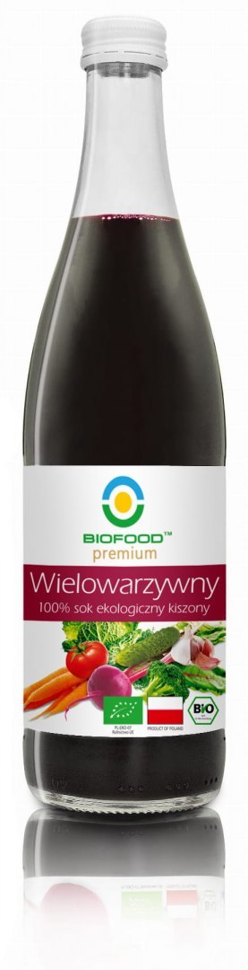 SOK WIELOWARZYWNY KISZONY NFC BEZGLUTENOWY BIO 500 ml - BIO FOOD BIO FOOD (soki, przetwory, octy, olej kokosowy)