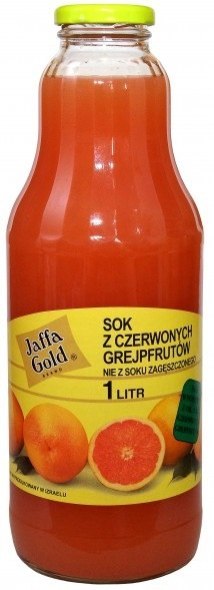 SOK Z CZERWONYCH GREJPFRUTÓW NFC BIO 1 L - JAFFA GOLD JAFFA GOLD (soki owocowe)