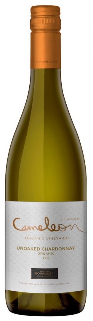 WINO CAMELEON UNOAKED CHARDONNAY BIAŁE WYTRAWNE BIO 0,75 L (ARGENTYNA) WINA - ZAGRANICZNE