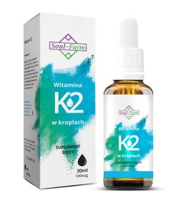 WITAMINA K2 W KROPLACH (100 mcg) 30 ml - SOUL FARM SOUL FARM (witaminy i ekstrakty)