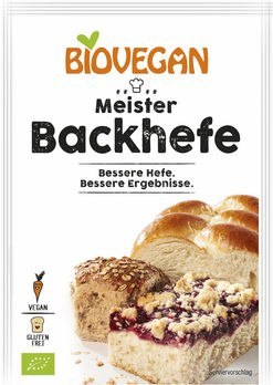 DROŻDŻE SUSZONE BEZGLUTENOWE BIO 7 g - BIOVEGAN BIOVEGAN (dodatki do wypieków, drożdże)