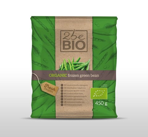 FASOLKA SZPARAGOWA MROŻONA BIO 450 g - 2beBIO 2beBIO (MROŻONKI - owoce i warzywa)