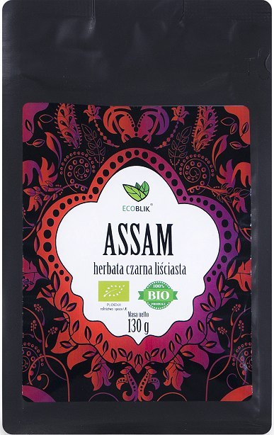 HERBATA CZARNA LIŚCIASTA ASSAM BIO 130 g - ECOBLIK ECOBLIK (herbatki, kawy)