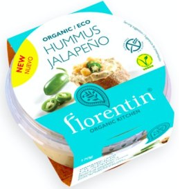 HUMMUS JALAPENO BEZGLUTENOWY BIO 170 g - FLORENTIN FLORENTIN (hummusy, falafel, pita, pasty bio)