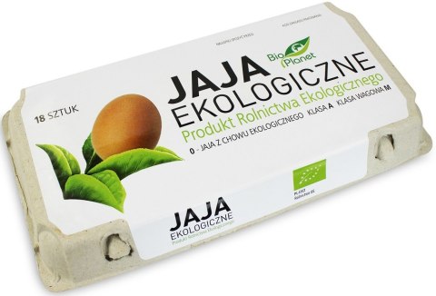 JAJA BIO (18 szt.) - BIO PLANET JAJA (kurze, przepiórcze, akcesoria do jaj)