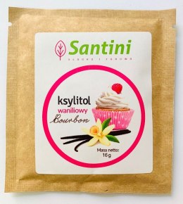 KSYLITOL WANILIOWY 16 g - SANTINI (FINLANDIA) SANTINI (ksylitol, gurmy do żucia SPRY)