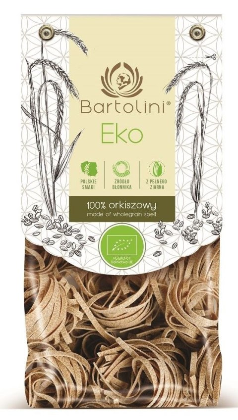 MAKARON (ORKISZOWY RAZOWY) GNIAZDA BIO 250 g - BARTOLINI BARTOLINI (makarony)