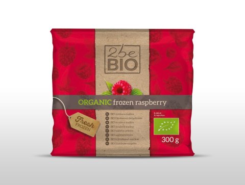 MALINA MROŻONA BIO 300 g - 2beBIO 2beBIO (MROŻONKI - owoce i warzywa)