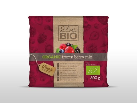 MIESZANKA MROŻONYCH OWOCÓW BIO 300 g - 2beBIO 2beBIO (MROŻONKI - owoce i warzywa)