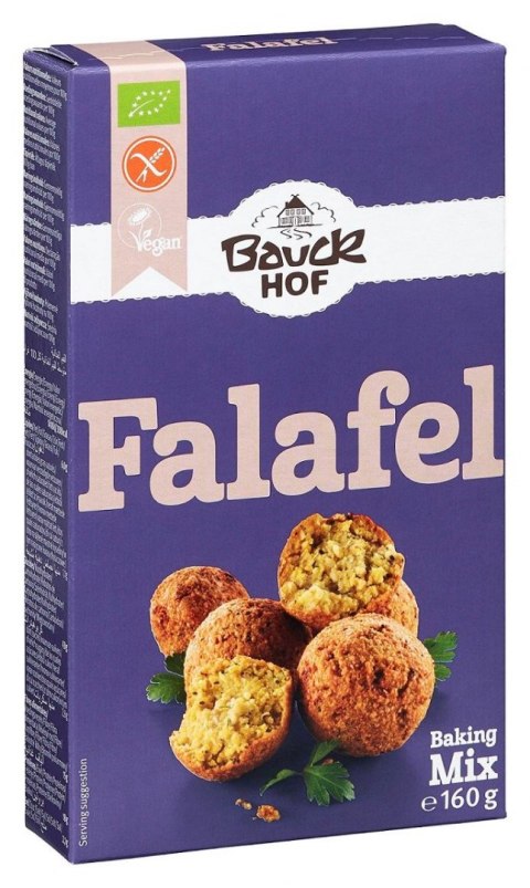 MIESZANKA NA FALAFEL BEZGLUTENOWA BIO 160 g - BAUCK HOF BAUCK HOF (mieszanki do wypieków)