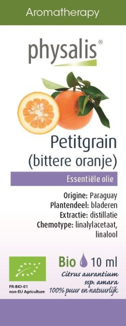 OLEJEK ETERYCZNY POMARAŃCZA GORZKA BIO 10 ml - PHYSALIS PHYSALIS (olejki eteryczne, suplementy)