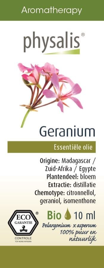 OLEJEK ETERYCZNY PELARGONIA ECO 10 ml - PHYSALIS PHYSALIS (olejki eteryczne, suplementy)