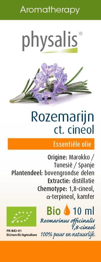 OLEJEK ETERYCZNY ROZMARYN LEKARSKI BIO 10 ml - PHYSALIS PHYSALIS (olejki eteryczne, suplementy)