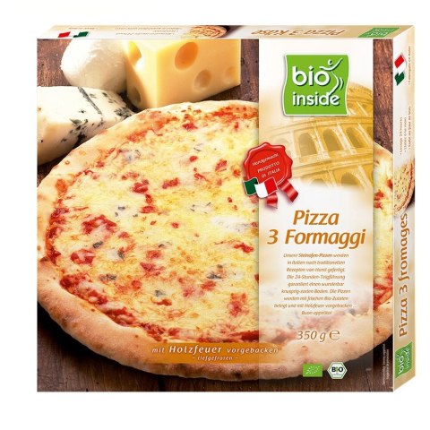 PIZZA 3 SERY MROŻONA BIO 350 g - BIO INSIDE BIO INSIDE (MROŻONKI - owoce, warz., dania gotowe)