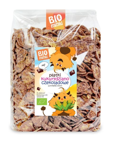 PŁATKI KUKURYDZIANO-KAKAOWE BIO 300 g - BIOMINKI BIOMINKI (przekąski dla dzieci, kaszki)