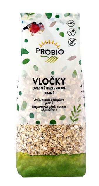 PŁATKI OWSIANE BEZGLUTENOWE BIO 500 g - PROBIO PROBIO (mieszanki do wypieków, mąki)