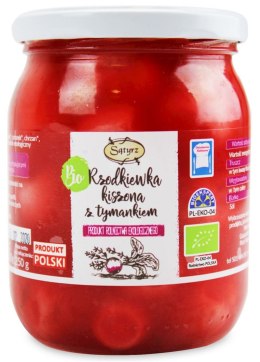 RZODKIEWKA KISZONA Z TYMIANKIEM BIO 500 g (250 g) - SĄTYRZ SĄTYRZ (warzywa kiszone)