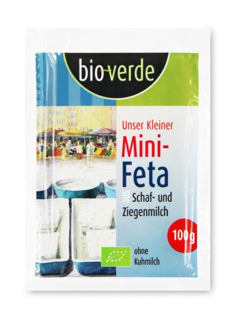 SER FETA MINI BIO 100 g - BIO VERDE BIO VERDE (oliwki, sery, makarony, przystawki)