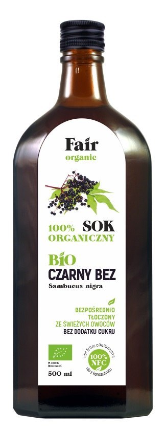 SOK Z CZARNEGO BZU NFC BIO 500 ml - FAIR ORGANIC FAIR ORGANIC (soki)