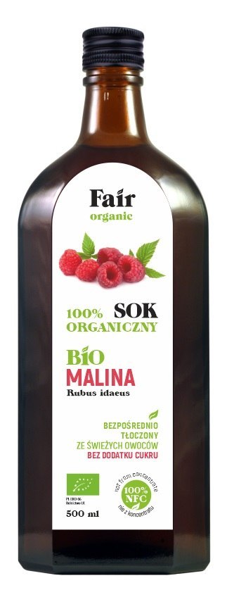 SOK MALINOWY NFC BIO 500 ml - FAIR ORGANIC FAIR ORGANIC (soki)