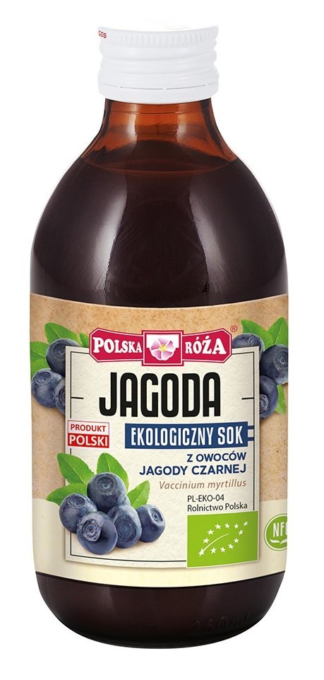 SOK Z JAGODY CZARNEJ NFC BIO 250 ml - POLSKA RÓŻA POLSKA RÓŻA (soki owocowe, syropy, shoty)