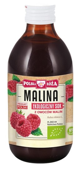 SOK Z MALIN NFC BIO 250 ml - POLSKA RÓŻA POLSKA RÓŻA (soki owocowe)